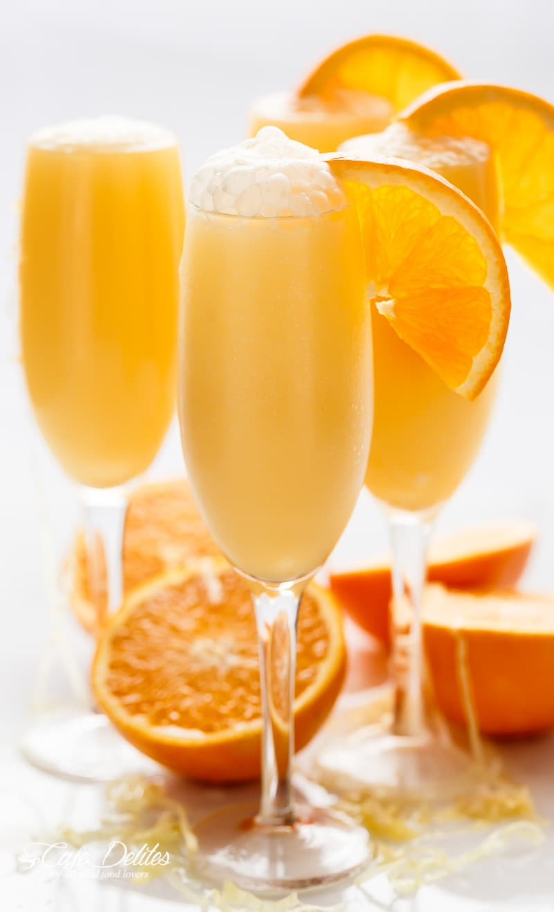 Champagne Drinks For Brunch
 Orange Creamsicle Mimosas Cafe Delites