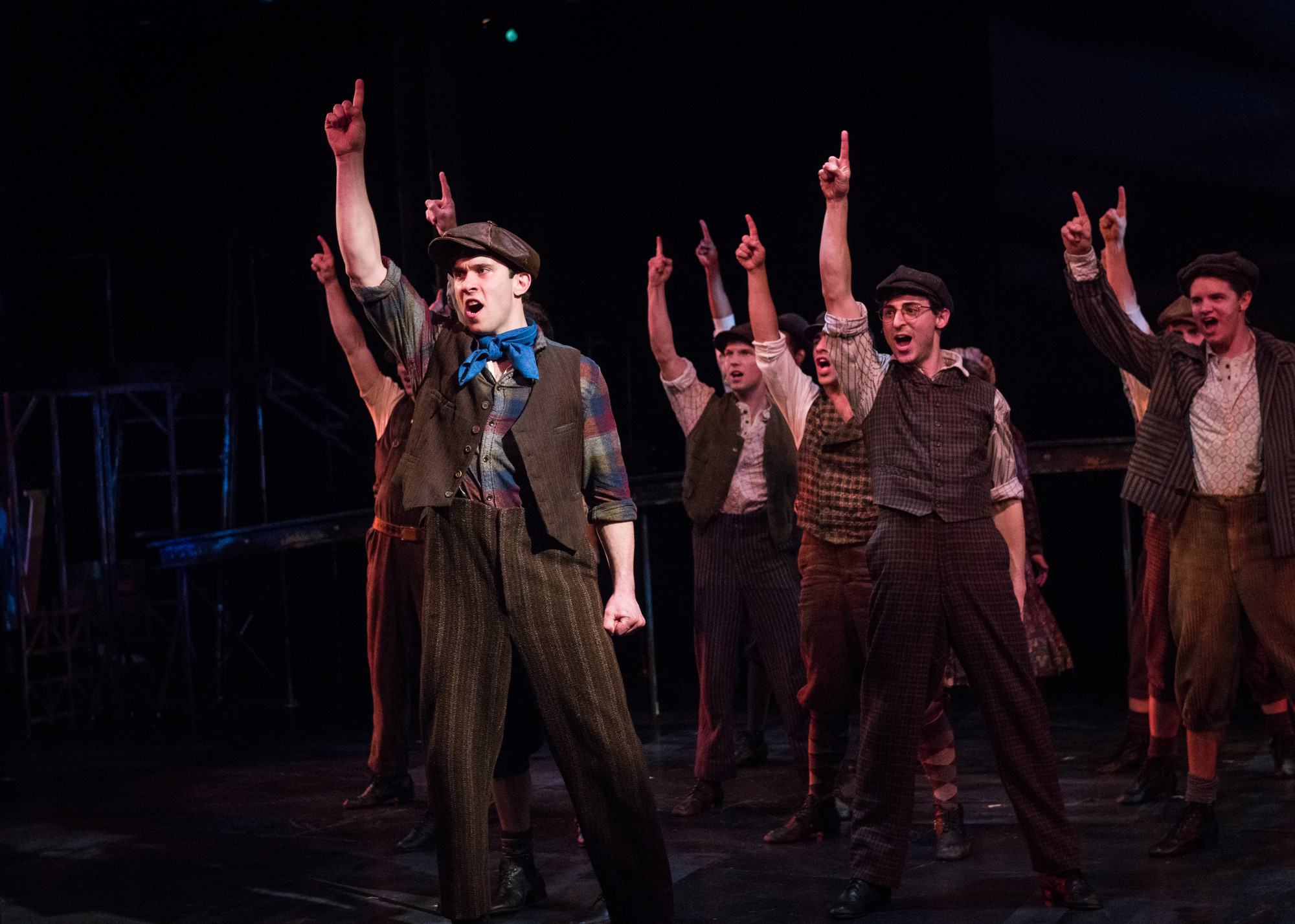 Chanhassen Dinner Theater Newsies
 Star of musical Newsies dropped out of medical school to