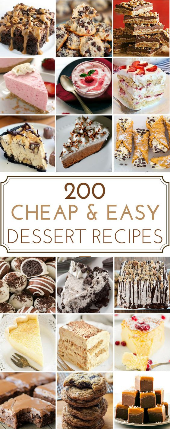 Cheap And Easy Desserts
 200 Cheap & Easy Desserts