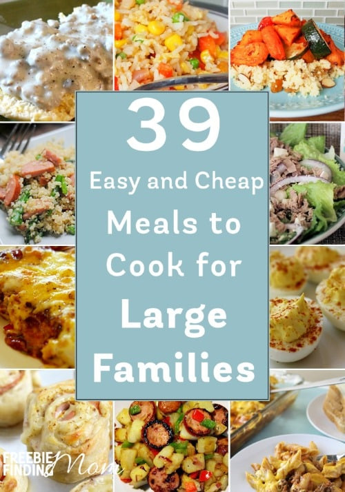 Cheap Easy Dinners
 39 Easy and Cheap Meals to Cook for Families