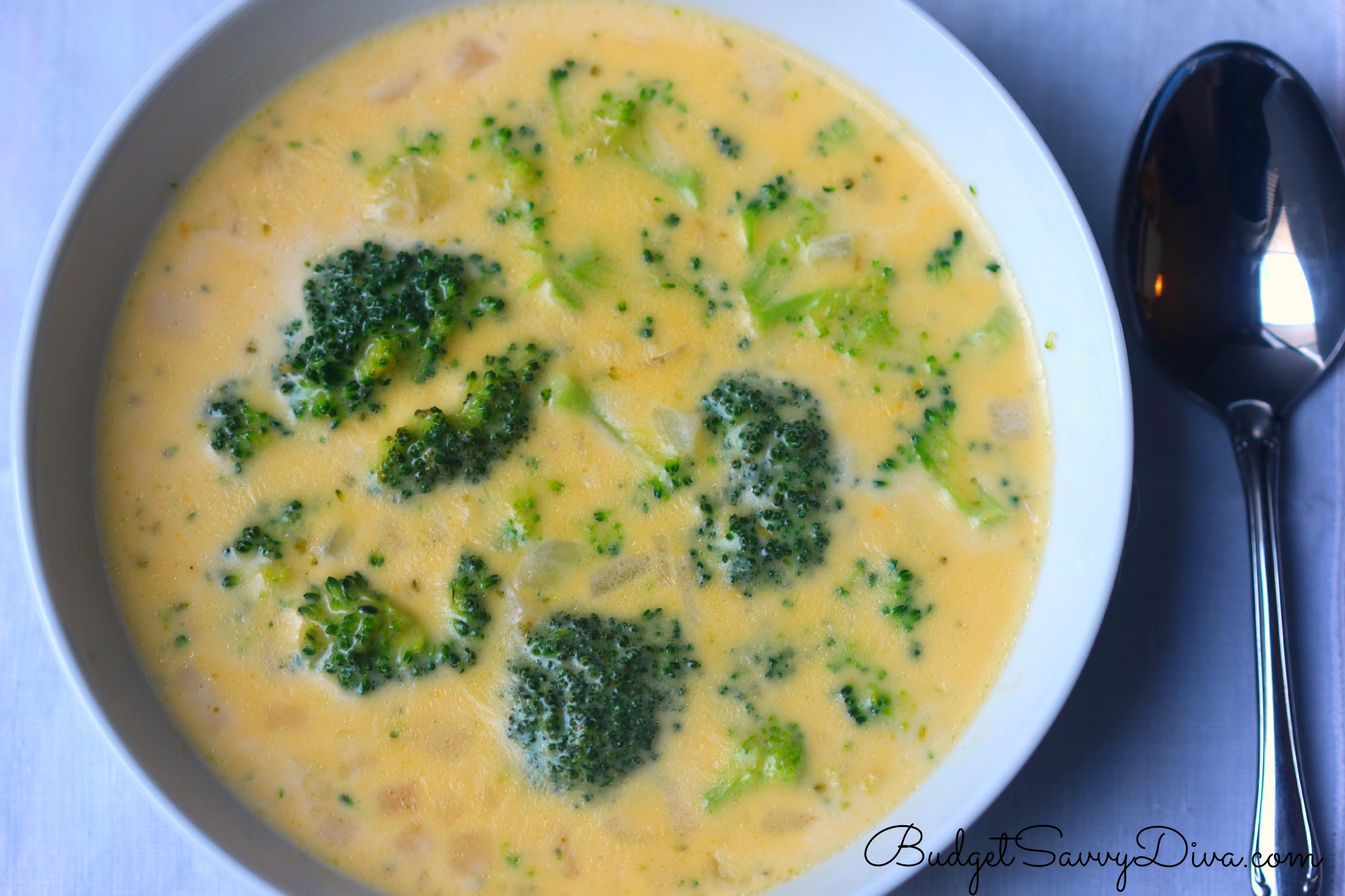 Cheese Broccoli Soup
 5 – Ingre nt Broccoli Cheese Soup Recipe