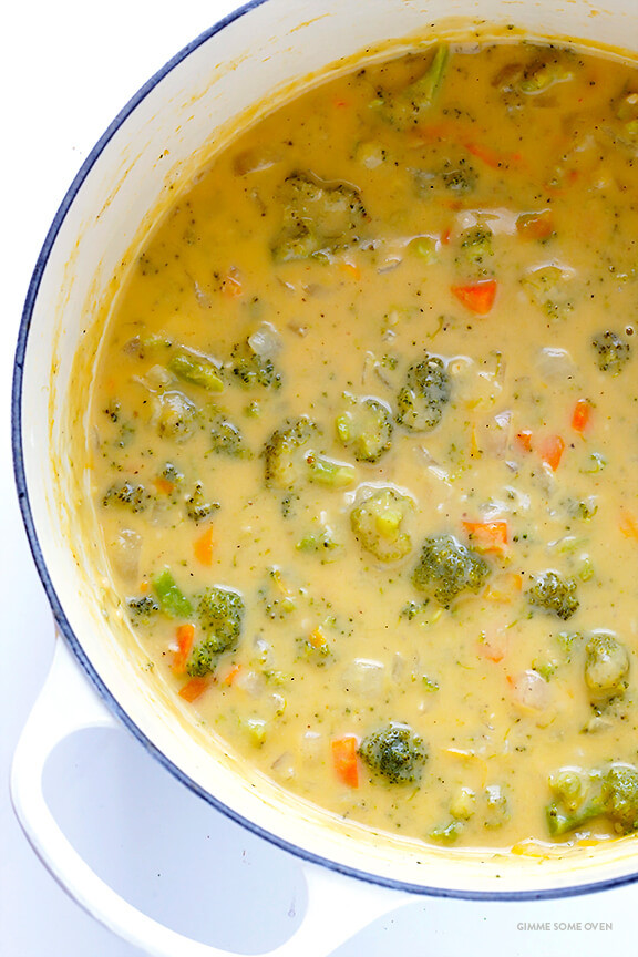 Cheese Broccoli Soup
 chunky broccoli cheese soup