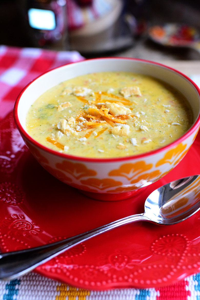 Cheese Broccoli Soup
 Slow Cooker Broccoli Cheese Soup