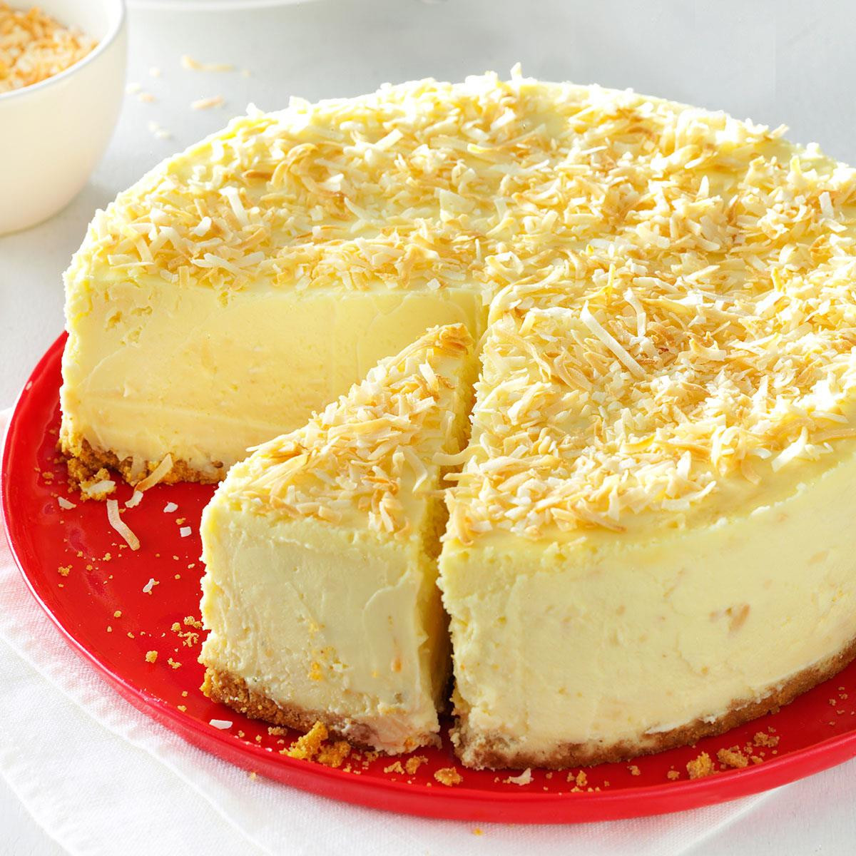 Cheese Cake Recipe
 Coconut White Chocolate Cheesecake Recipe