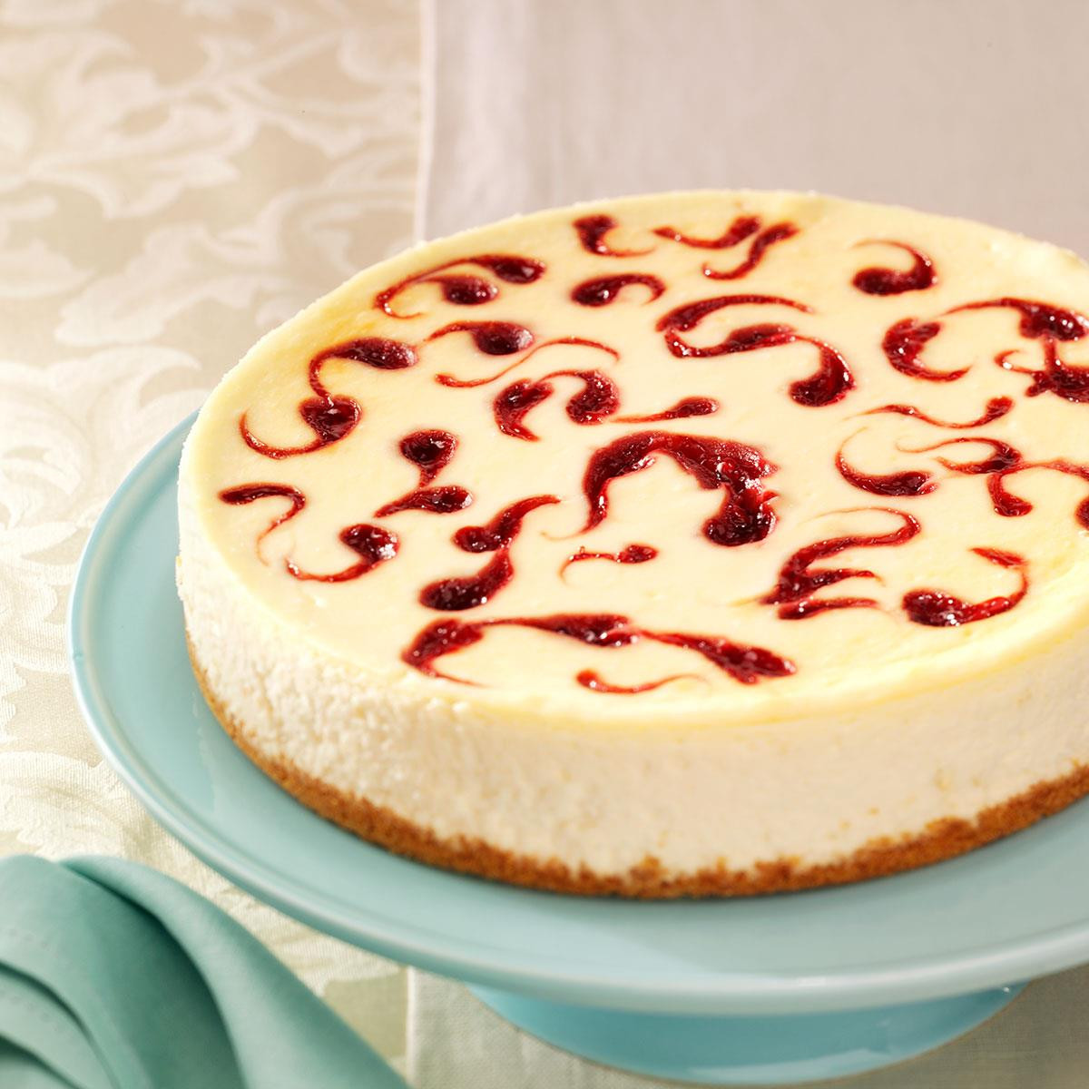 Cheese Cake Recipe
 White Chocolate Raspberry Cheesecake Recipe