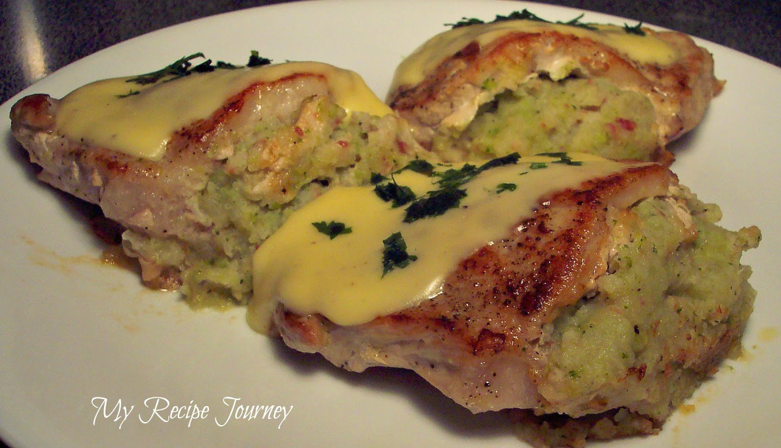 Cheese Stuffed Pork Chops
 My Recipe Journey Creamy Ve able Stuffed Pork Chops