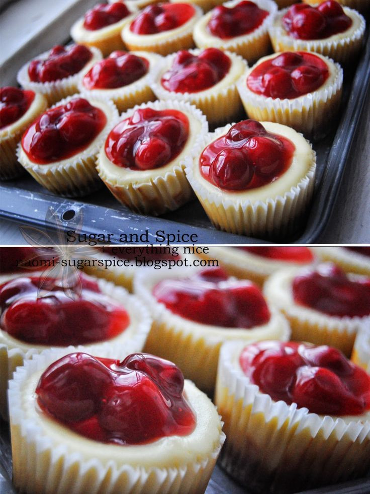 Cheesecake Cupcakes Recipe
 Best 25 Mini cherry cheesecakes ideas on Pinterest