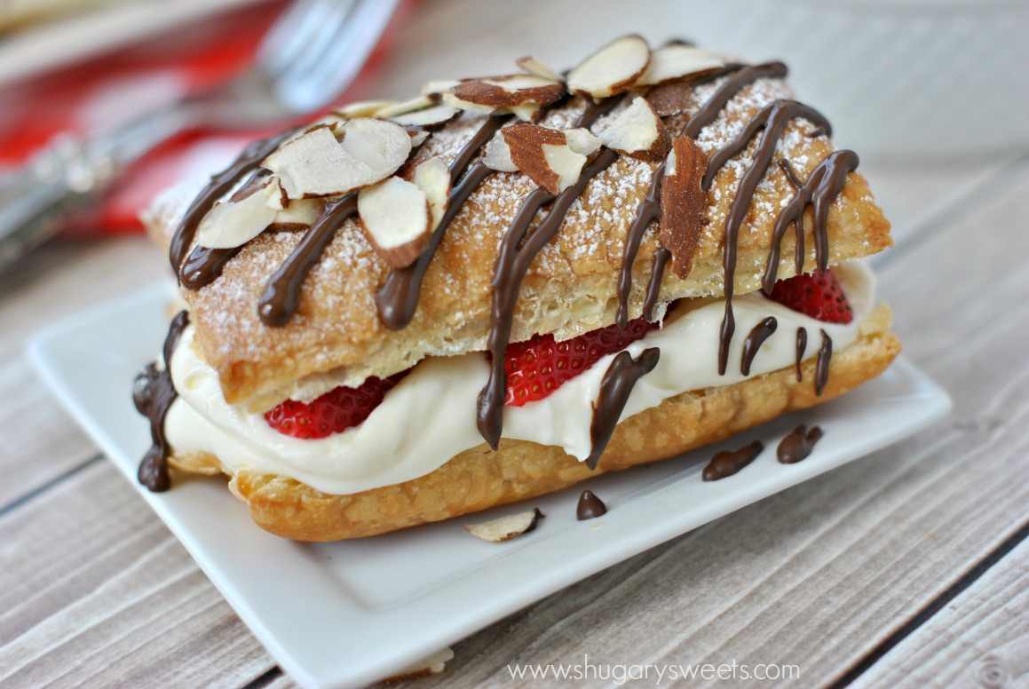 Cheesecake Filling Recipe
 Strawberry Cheesecake Napoleons Shugary Sweets