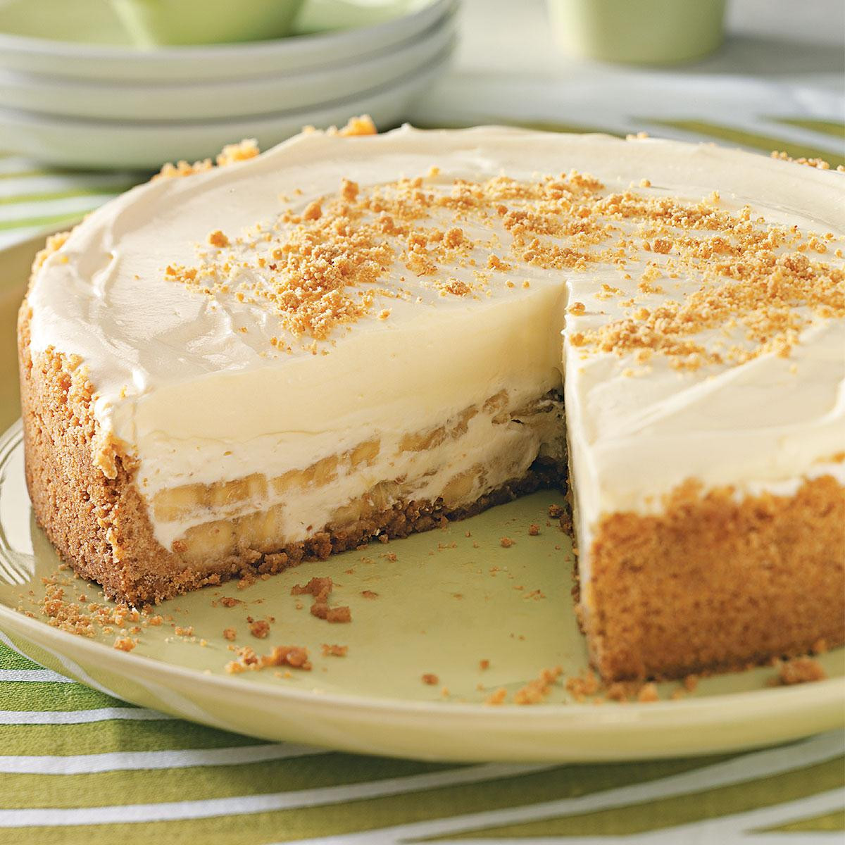 Cheesecake Recipe Easy
 Banana Cream Cheesecake Recipe