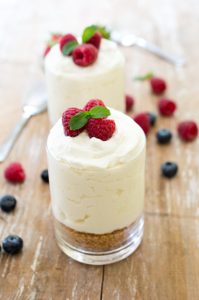 Cheesecake Recipe No Bake
 Individual No Bake Vanilla Cheesecake