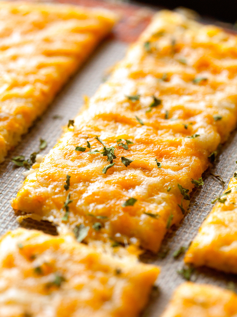 Cheesy Cauliflower Breadsticks
 cauliflower breadsticks