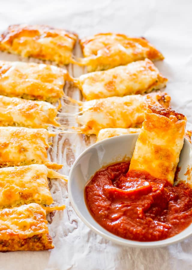 Cheesy Cauliflower Breadsticks
 Cheesy Cauliflower Breadsticks Jo Cooks