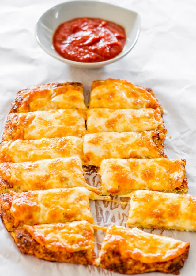 Cheesy Cauliflower Breadsticks
 Cheesy Cauliflower Breadsticks Jo Cooks