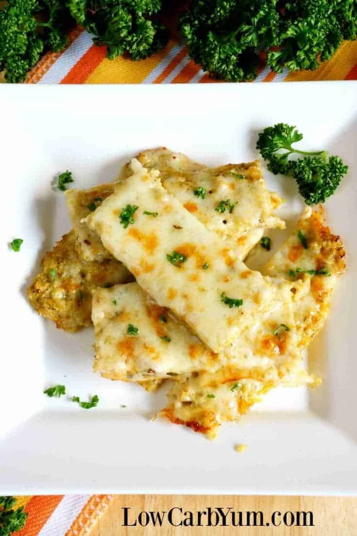 Cheesy Cauliflower Breadsticks
 Cheesy Cauliflower Breadsticks Keto and Gluten Free