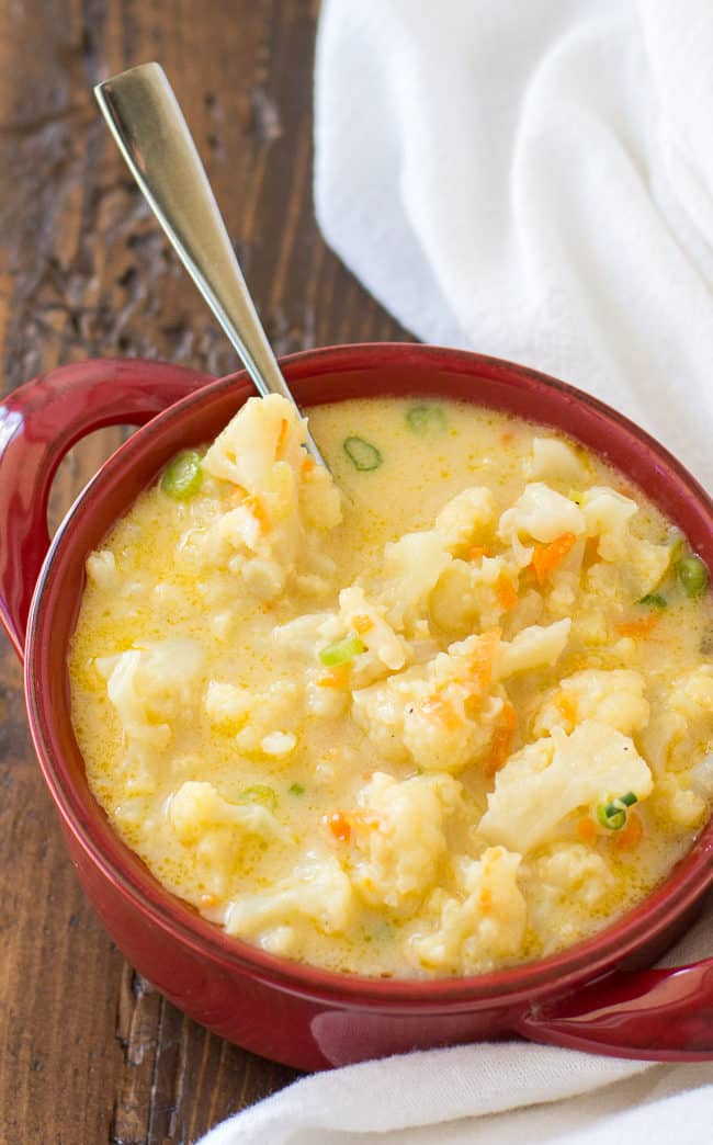 Cheesy Cauliflower Soup
 Cheesy Cauliflower Soup Recipe Delicious Cauliflower Soup