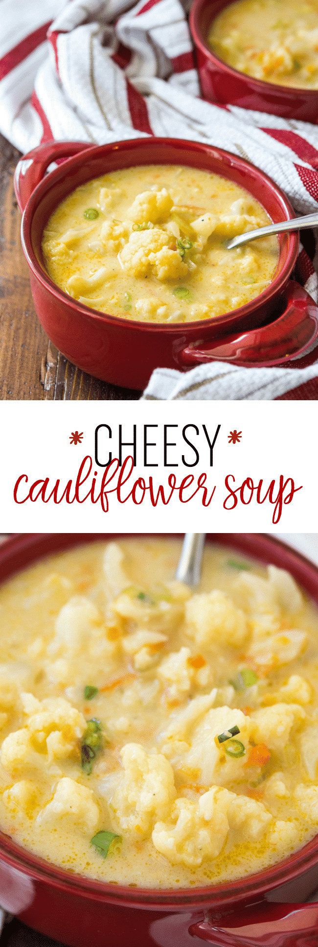 Cheesy Cauliflower Soup
 Cheesy Cauliflower Soup Dear Crissy howlDb