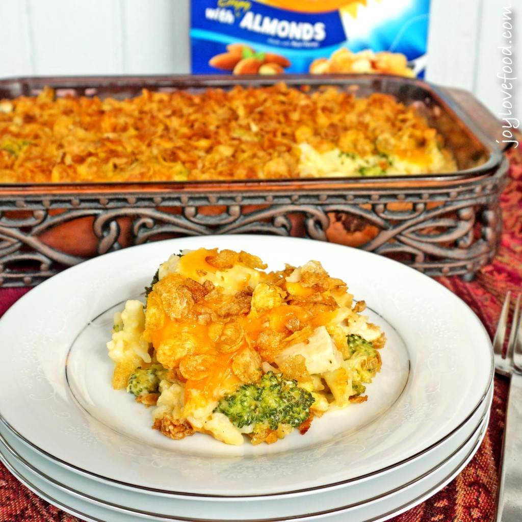 Cheesy Chicken Broccoli Casserole
 Cheesy Chicken Broccoli and Rice Casserole Joy Love Food