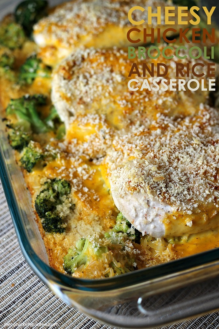 Cheesy Chicken Broccoli Rice Casserole
 Mama Loves Food 37 Make Ahead Casserole Recipes for Busy