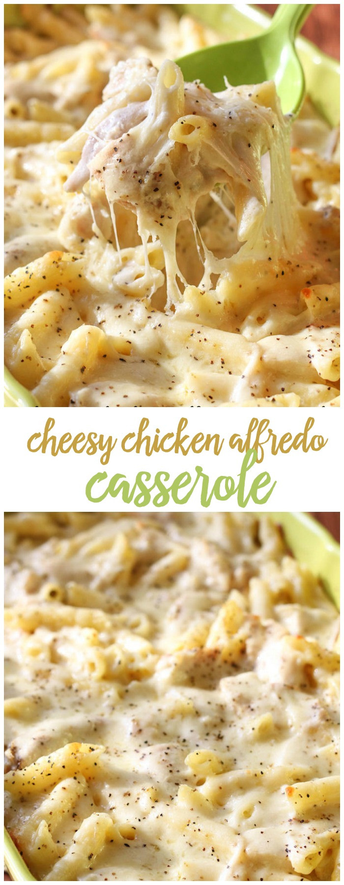 Cheesy Chicken Casserole
 Best Chicken Alfredo Bake Recipe