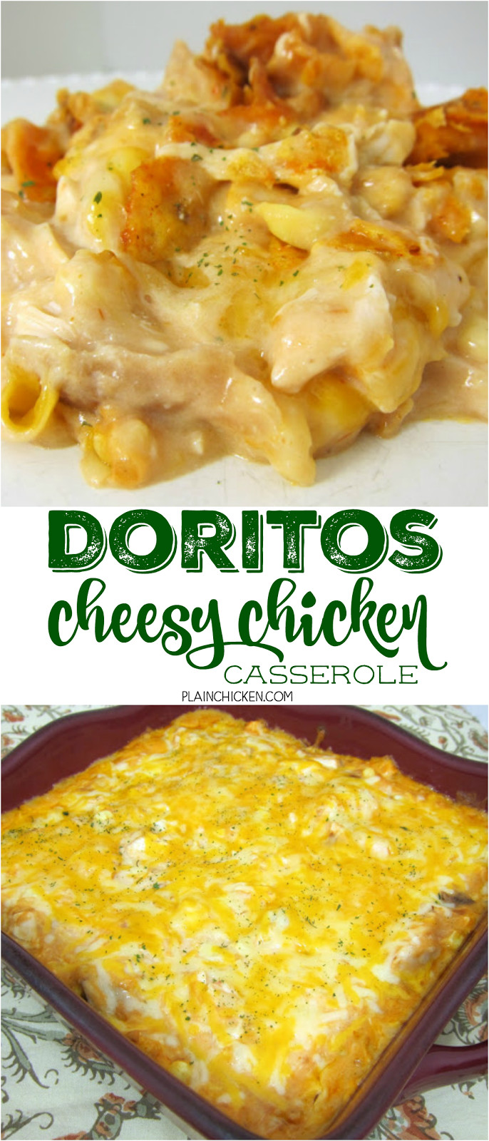 Cheesy Chicken Casserole
 Doritos Cheesy Chicken Casserole