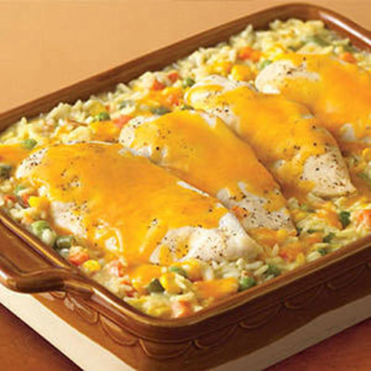 Cheesy Chicken Rice Casserole
 Cheesy Chicken & Rice Casserole Rachael Ray Every Day