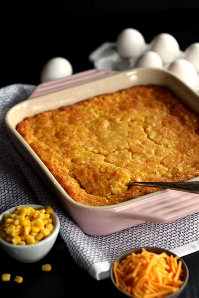 Cheesy Corn Casserole
 Cheesy Corn Casserole Melanie Makes