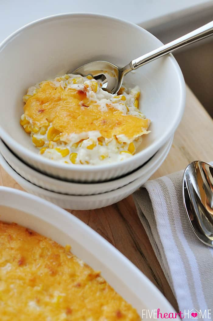 Cheesy Corn Casserole
 Creamy Cheesy Corn Casserole