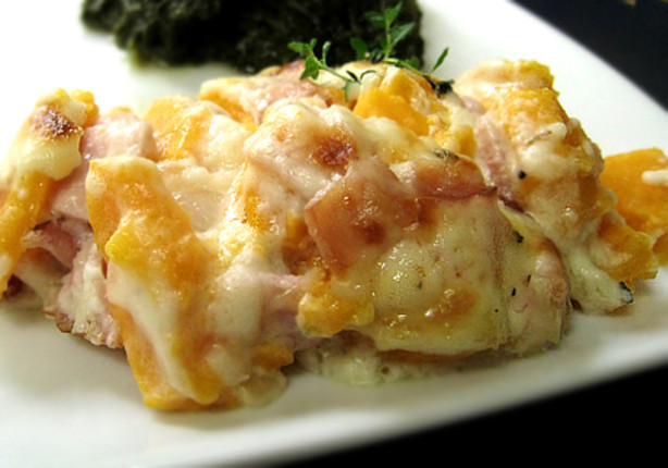 Cheesy Ham And Potato Casserole
 Cheesy Ham And Sweet Potato Casserole Recipe Food