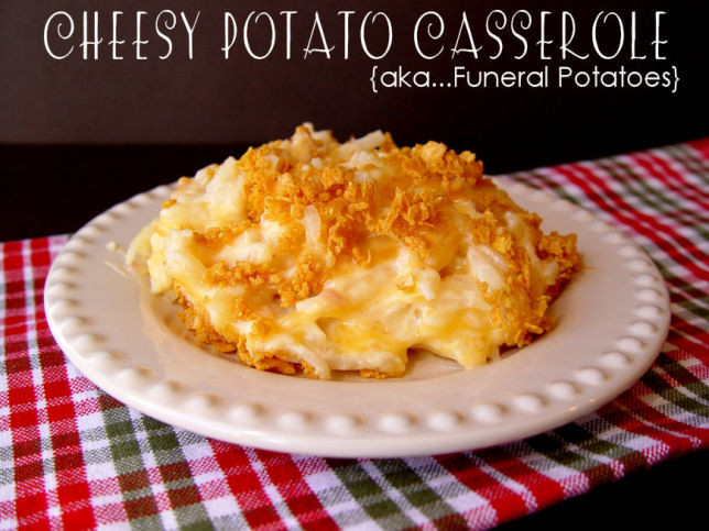 Cheesy Potato Casserole
 Cheesy Potato Casserole Funeral Potatoes