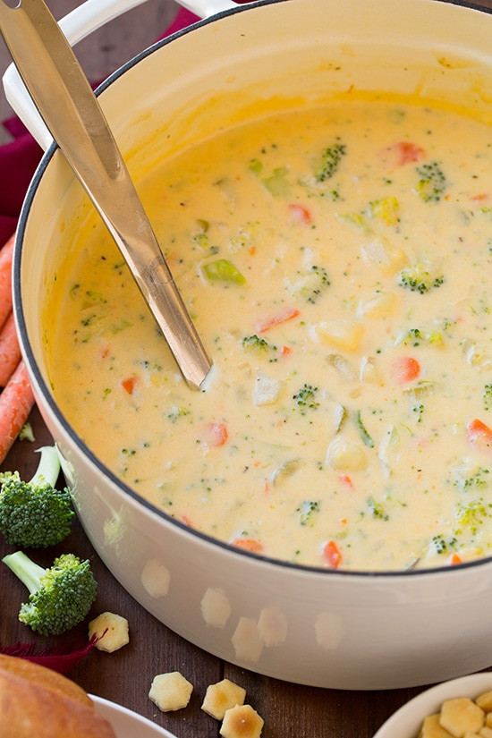 Cheesy Potato Soup
 Cheddar Broccoli Potato Soup Cooking Classy