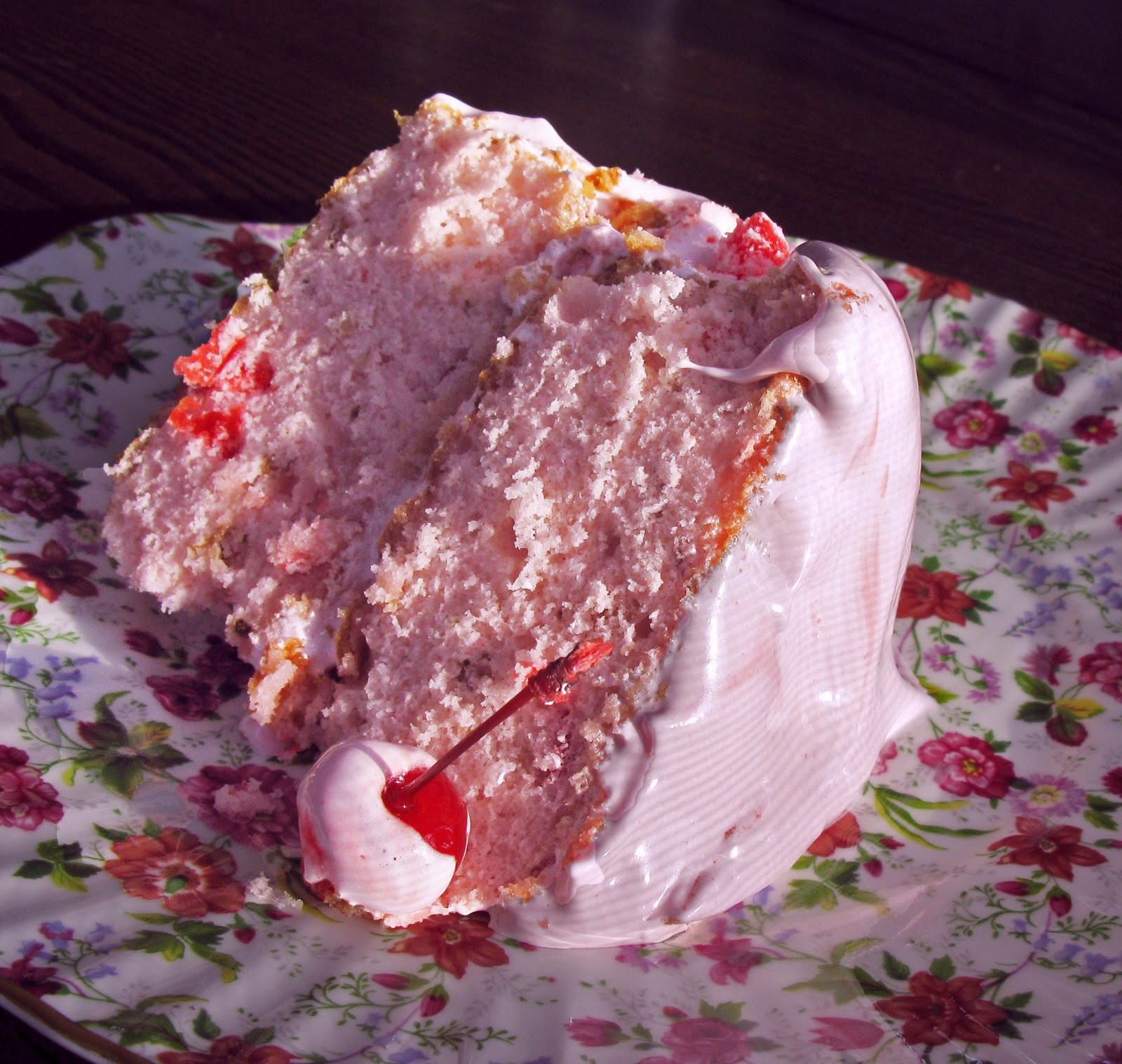 Cherry Cake Recipe
 Food for A Hungry Soul Maraschino Cherry Cake with Fluffy