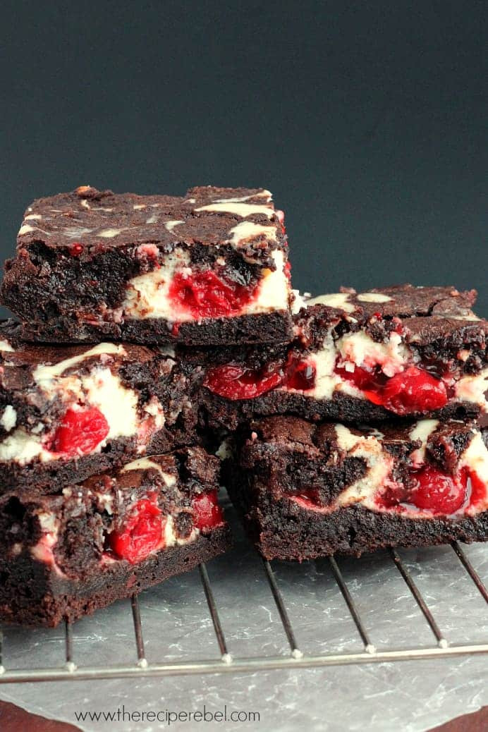 Cherry Cheesecake Brownies
 Cherry Cheesecake Brownies The Recipe Rebel