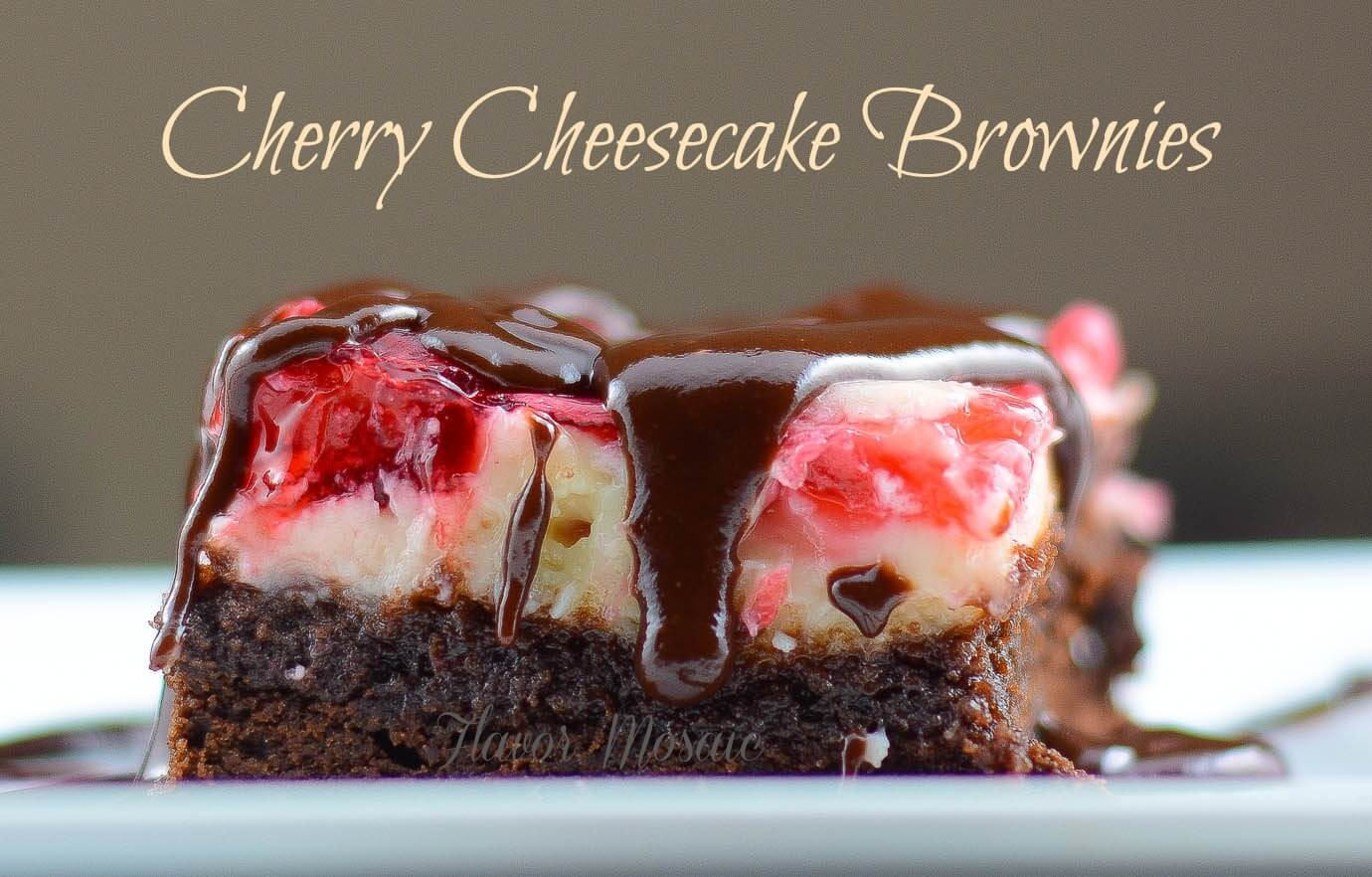 Cherry Cheesecake Brownies
 Cherry Cheesecake Brownies Flavor Mosaic