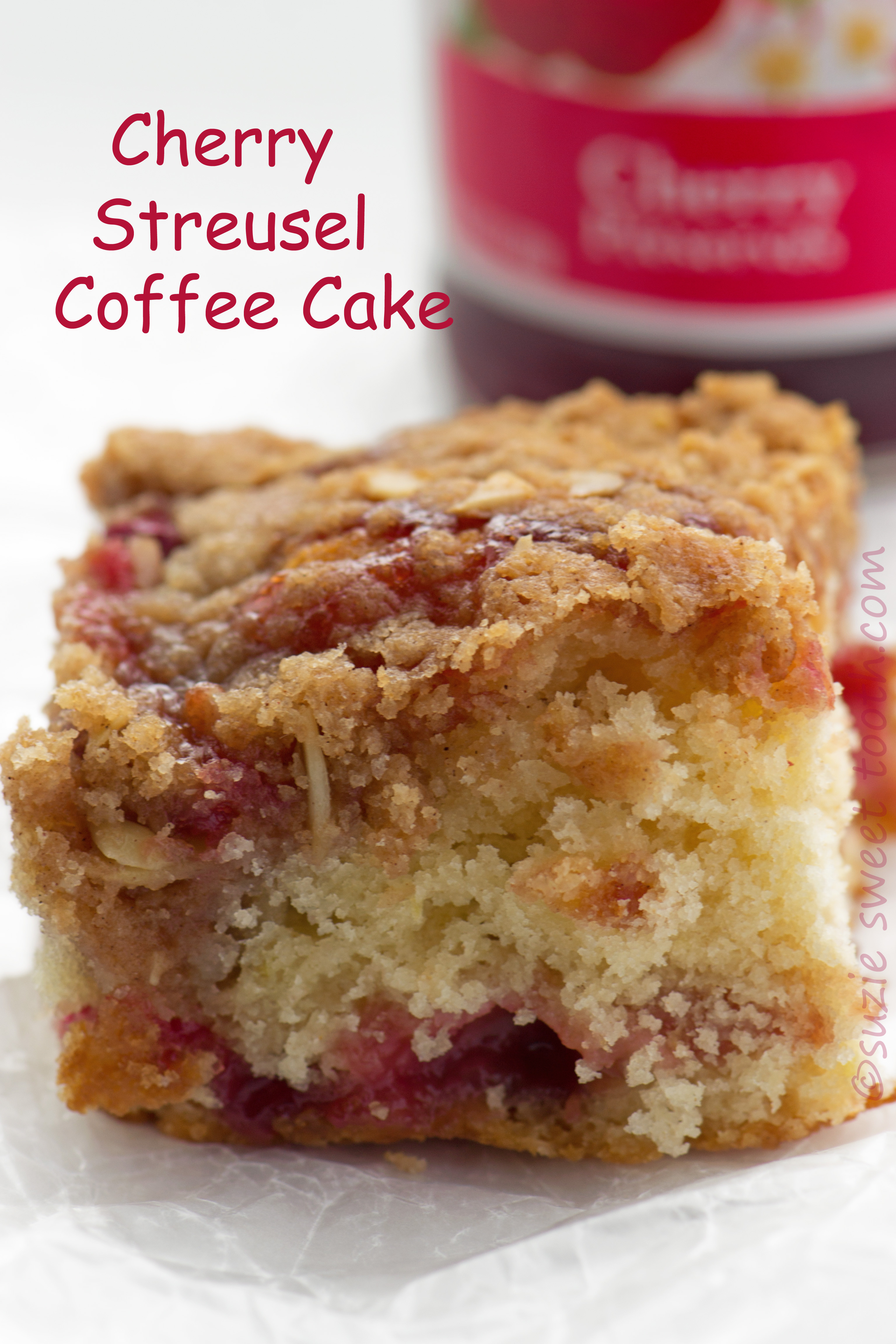 Cherry Coffee Cake
 cherry streusel coffee cake