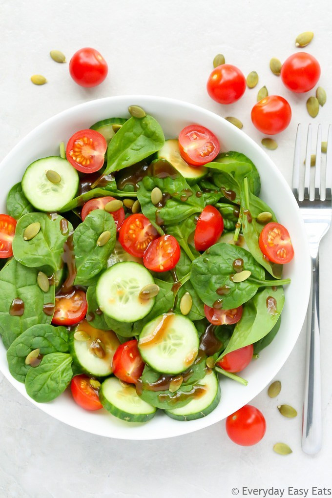 Cherry Tomato Salad
 Cherry Tomato & Spinach Salad