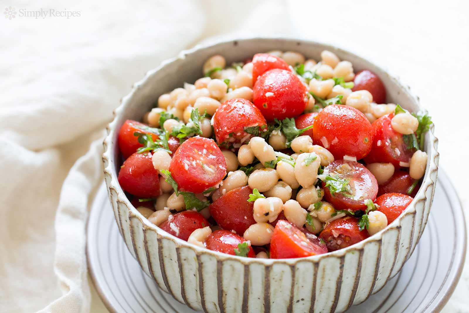 Cherry Tomato Salad
 White Bean and Cherry Tomato Salad Recipe