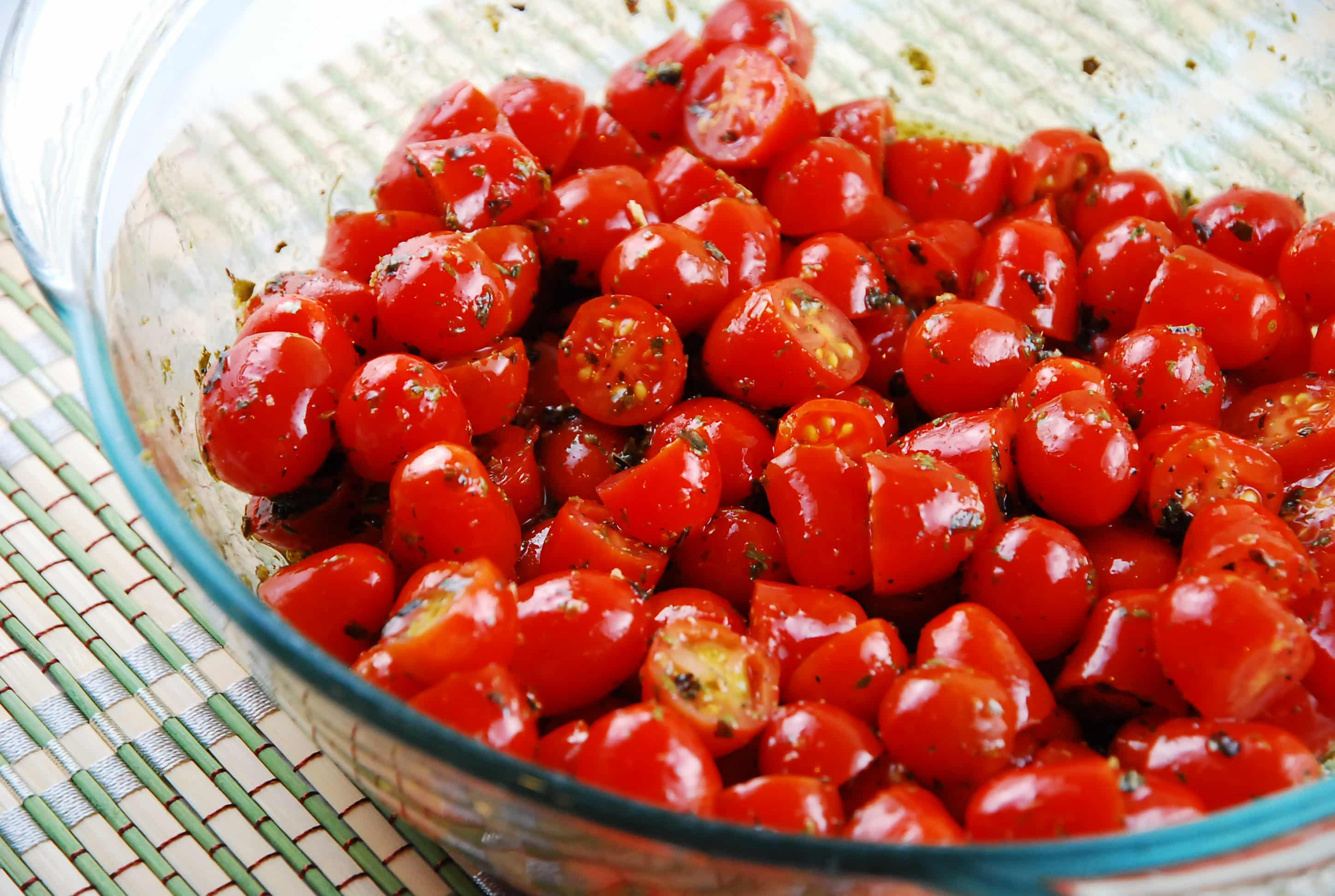 Cherry Tomato Salad
 Marinated Cherry Tomato Salad Recipe 1 Points LaaLoosh