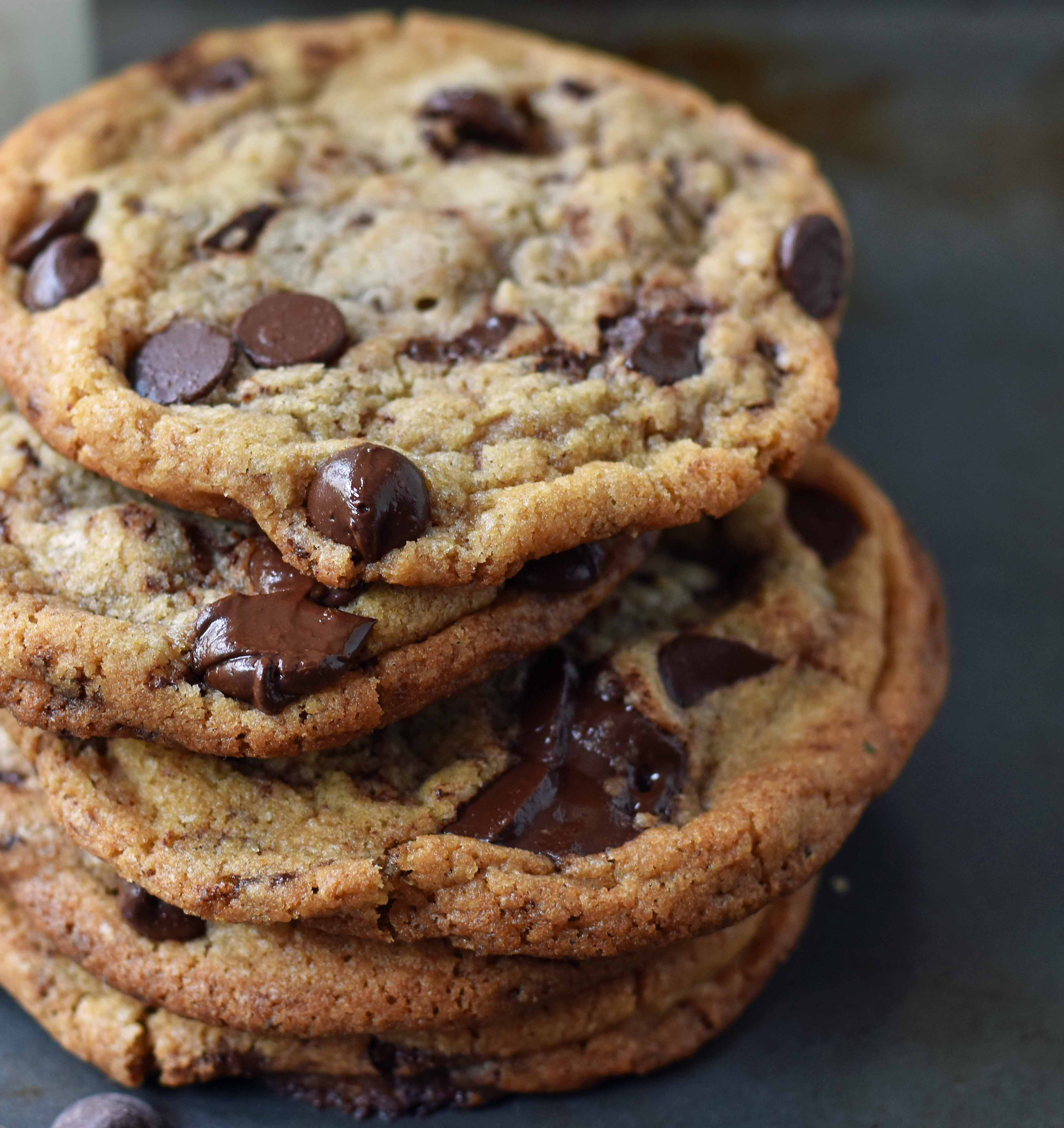 Chewy Chocolate Chip Cookies Recipe
 super thin chewy chocolate chip cookies