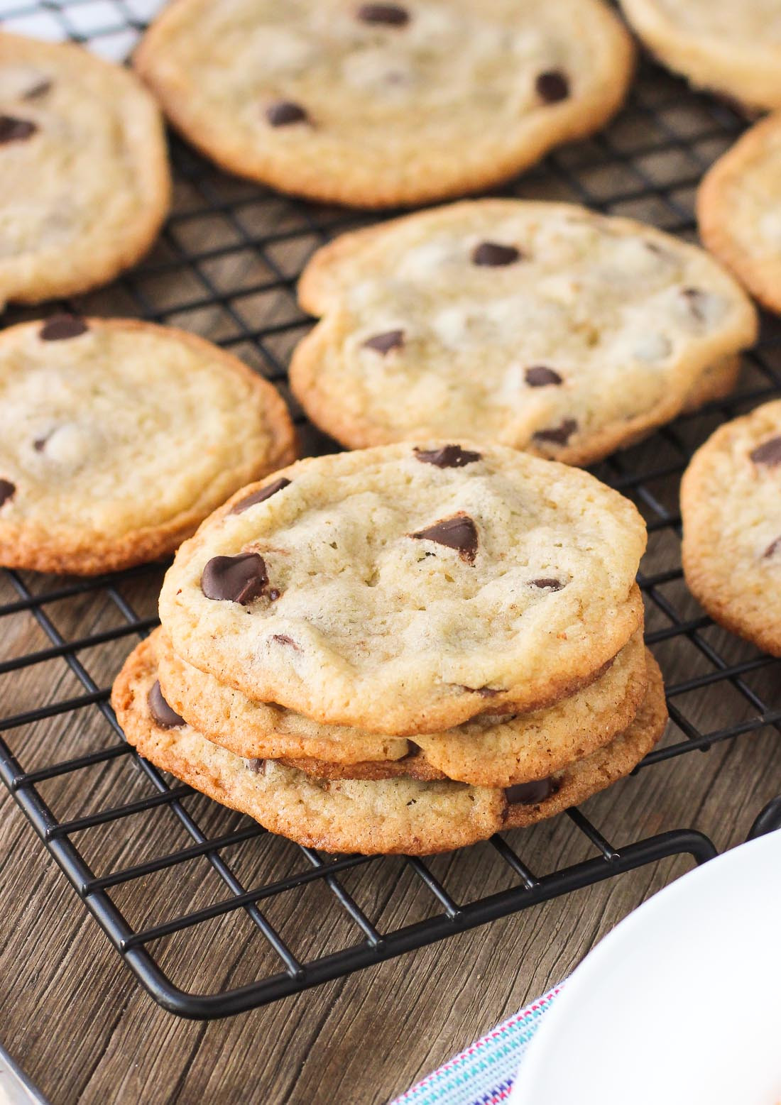 Chewy Chocolate Chip Cookies Recipe
 super thin chewy chocolate chip cookies