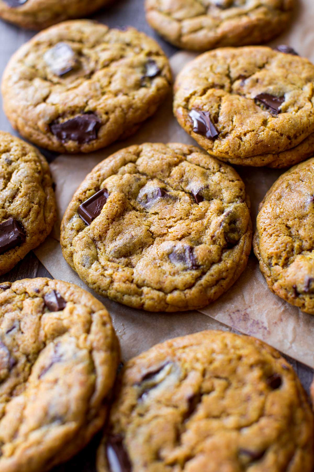 Chewy Chocolate Cookies
 Chewy Chocolate Chip Cookies with Less Sugar Sallys