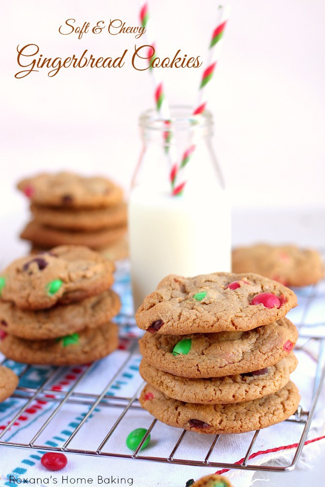 Chewy Gingerbread Cookies
 Soft chewy gingerbread cookies recipe