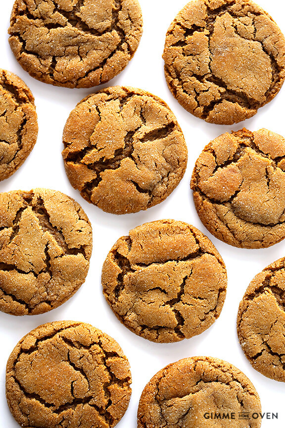 Chewy Molasses Cookies
 Chewy Ginger Molasses Cookies