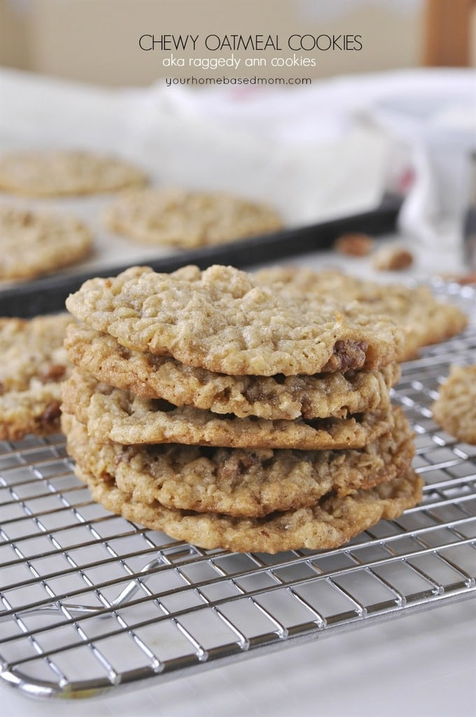 Chewy Oatmeal Cookies Recipe
 Chewy Oatmeal Cookies your homebased mom