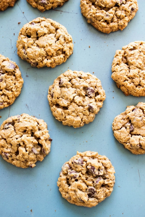 Chewy Peanut Butter Oatmeal Cookies
 CHEWY OATMEAL PEANUT BUTTER CHOCOLATE CHIP COOKIES A