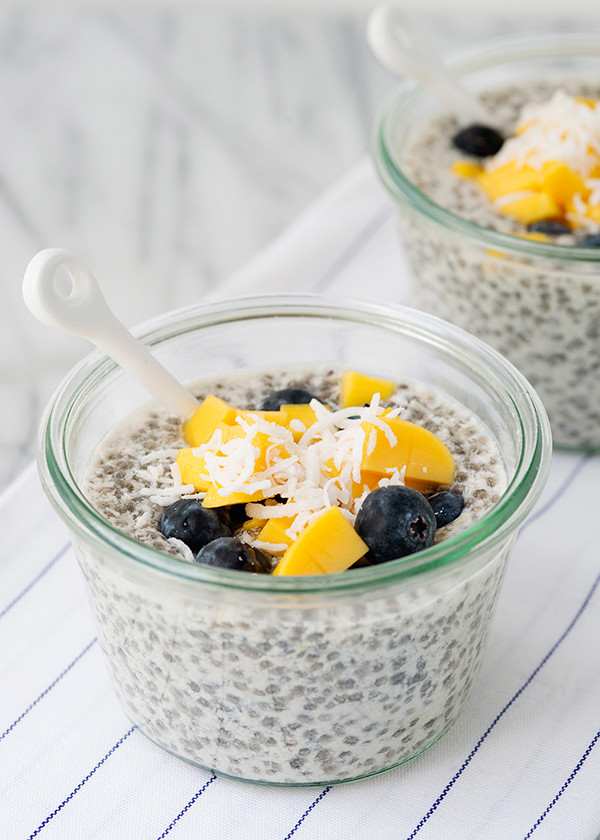 Chia Seed Breakfast Recipes
 Chia Seed Pudding with Mango and Blueberry Baked