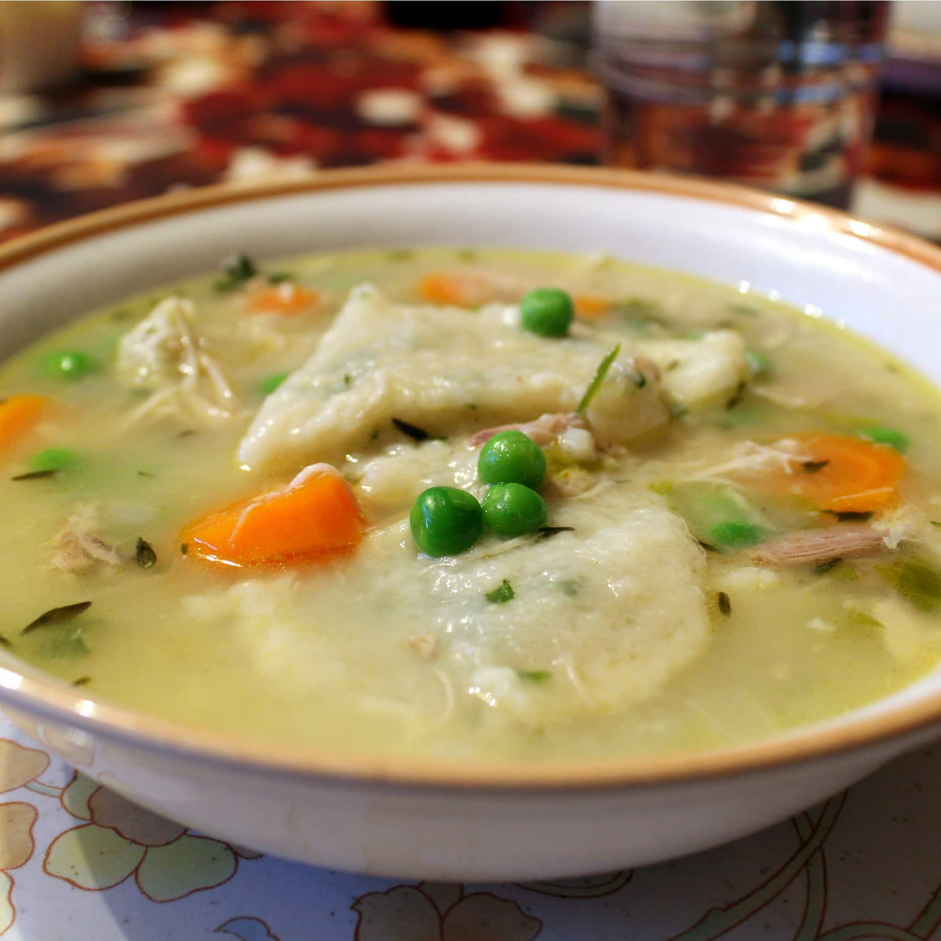 Chicken &amp; Dumplings
 Emeril s e Pot Cooking Party Southern Style Chicken and