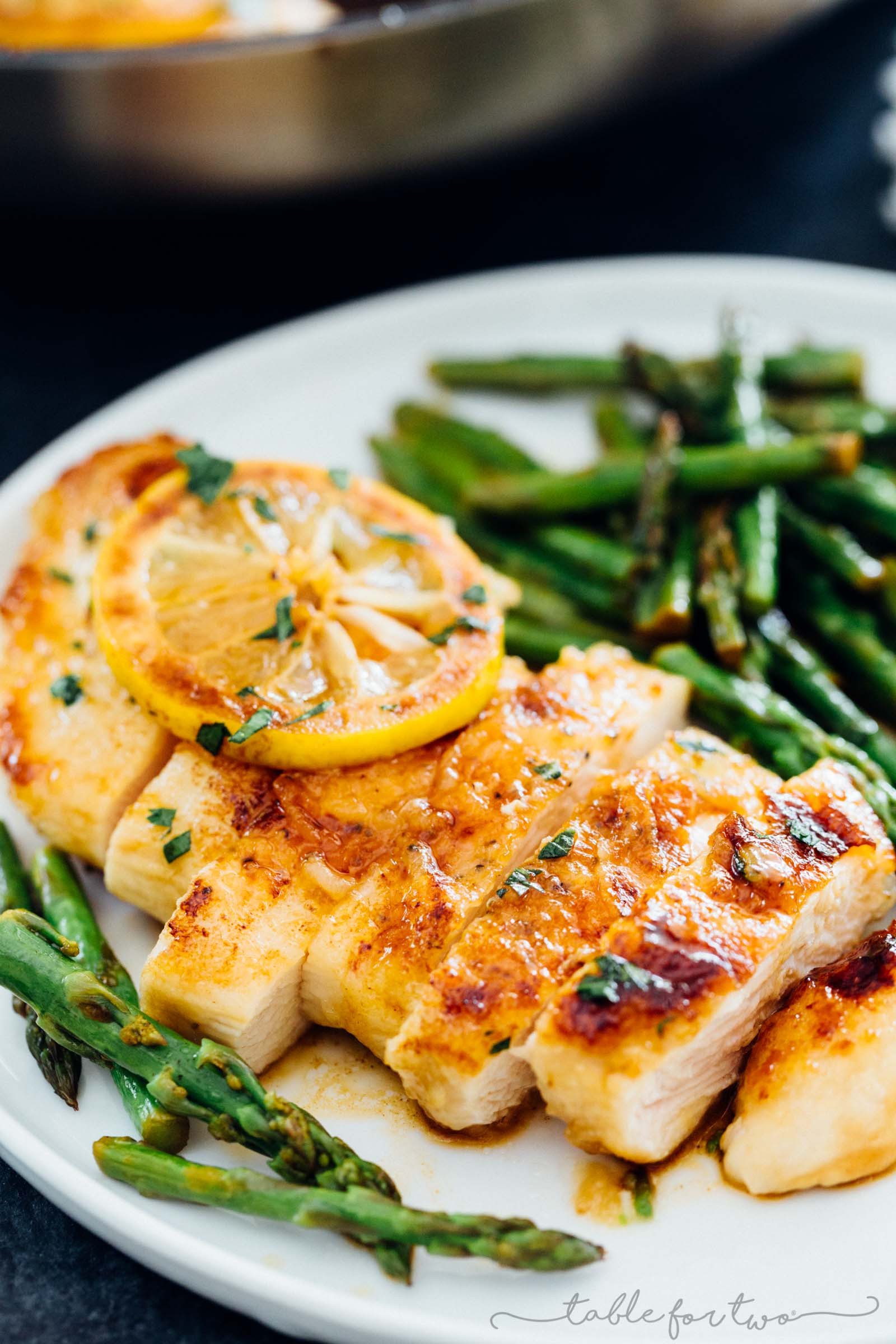 Chicken And Asparagus
 Honey Butter Lemon Chicken with Asparagus Seasonal