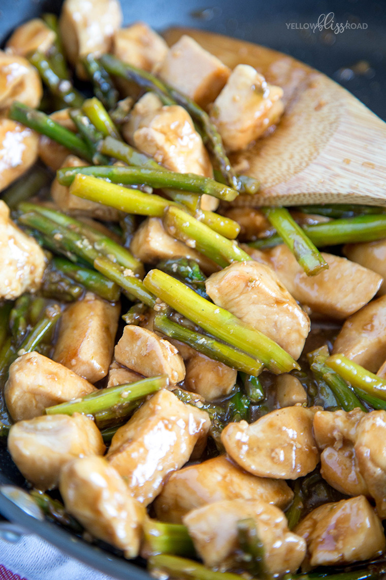 Chicken And Asparagus
 Chicken and Asparagus Stir Fry Yellow Bliss Road