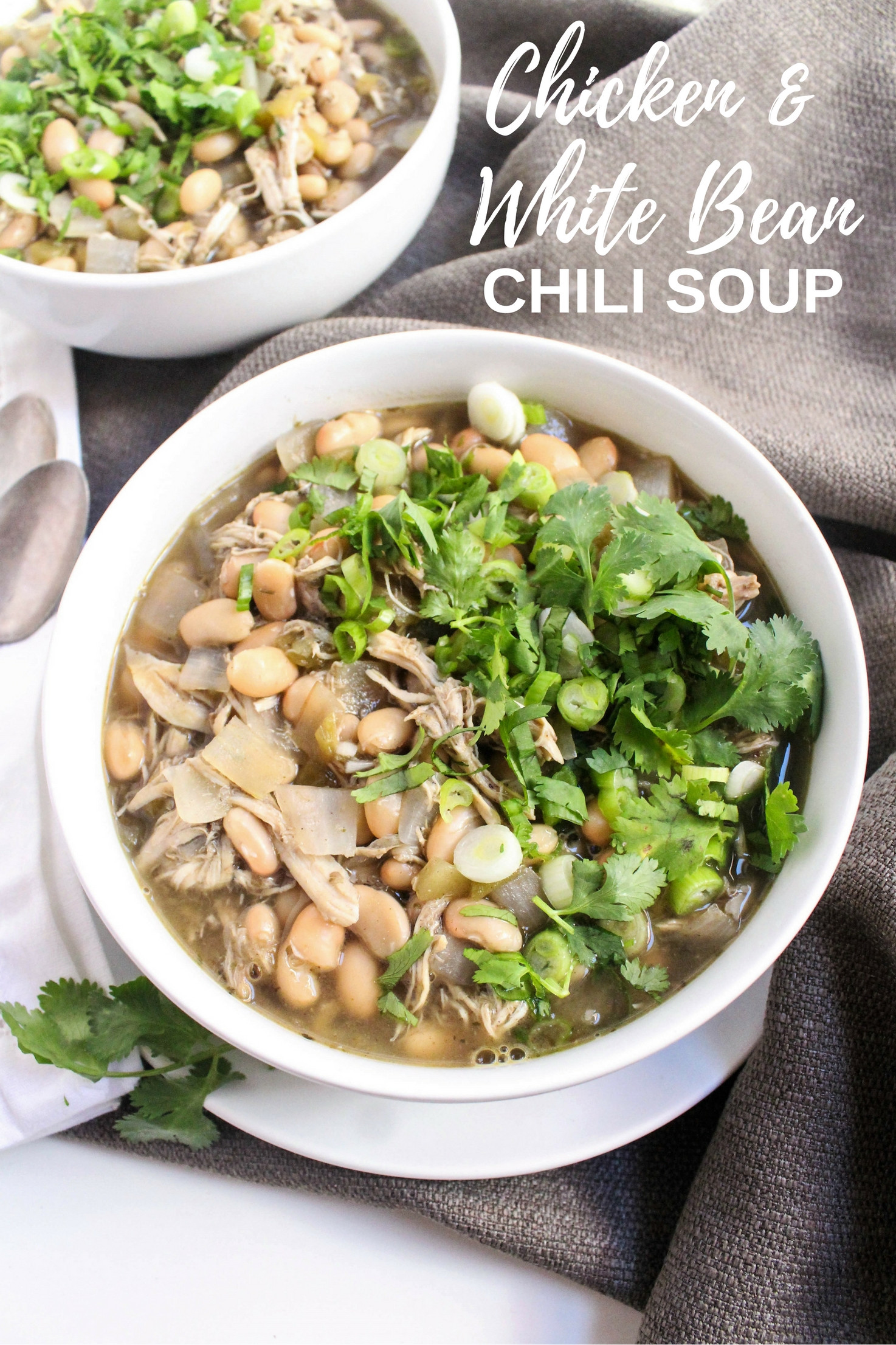 Chicken And Bean Soup
 Chicken & White Bean Chili Soup Recipe