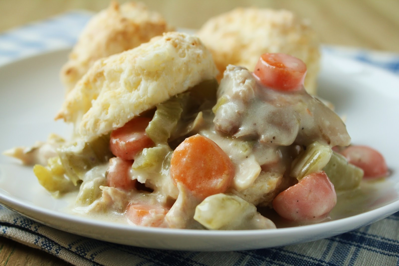 Chicken And Biscuit Recipe
 Delicious as it Looks Shades of Blue with Chicken & Biscuits